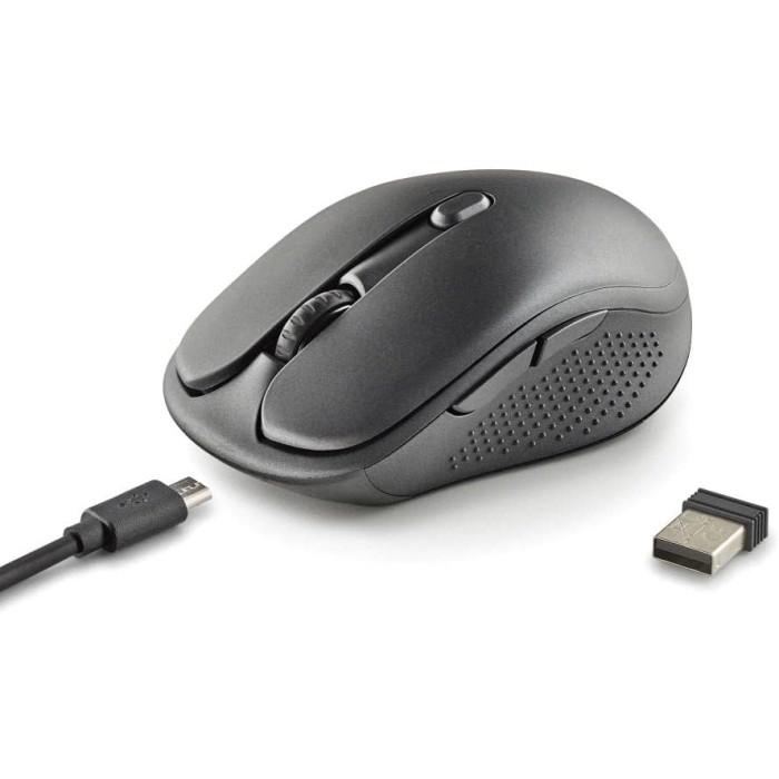 NGS EVO RUST BLACK - Mouse Ricaricabile Wireless da 2,4 GHz NGS EVO RUST BLACK - Mouse Ricaricabile Wireless da 2,4 GHz