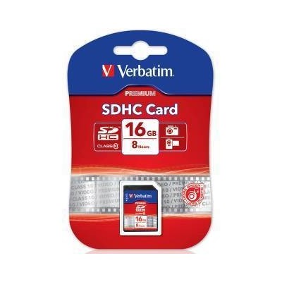 Verbatim 16GB SDHC 43962 10/10MB/s Classe 10