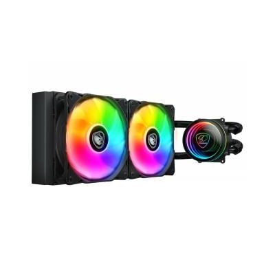 Dissipatore a liquido AIO per CPU Cougar Poseidon Elite 240 ARGB nero con radiatore da 240mm.