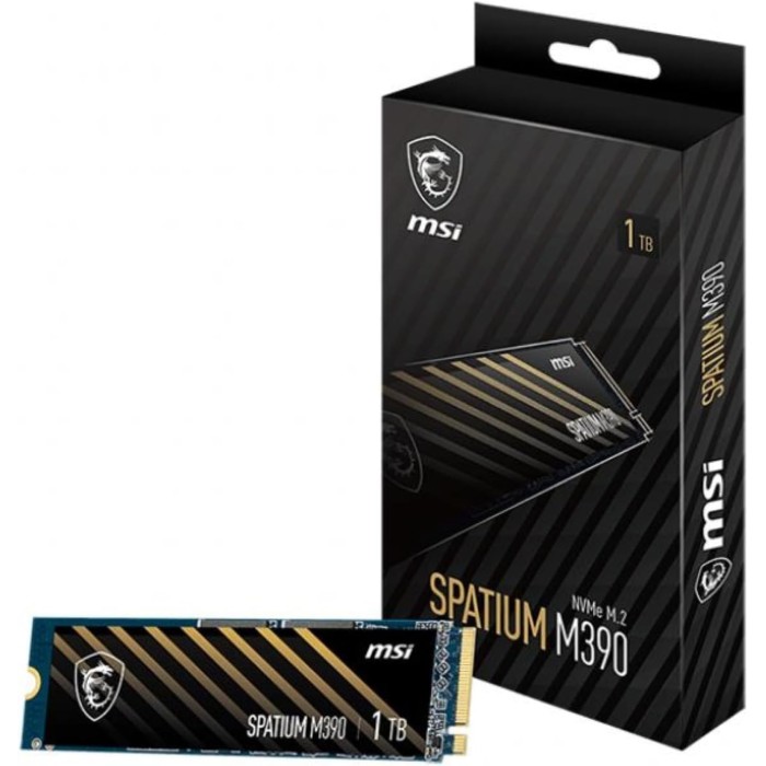 MSI Spatium M390 SSD 1TB M.2 NVMe 3300/3000 MB/s MSI Spatium M390 SSD 1TB M.2 NVMe 3300/3000 MB/s