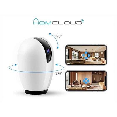 Homcloud - Telecamera Wi-Fi Speed 4S Pan&Tilt rotazione 355° e 90°