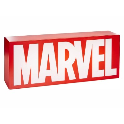 Lampada PALADONE Logo Light MARVEL modalità accesa fissa o lampeggiante