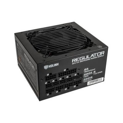 Alimentatore per PC Kolink REGULATOR da 750W, 80 Plus Gold, completamente modulare