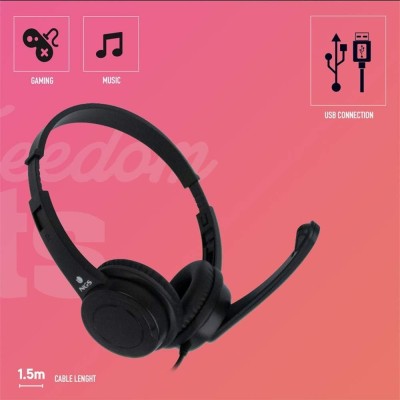NGS Vox 505 Cuffie USB con microfono