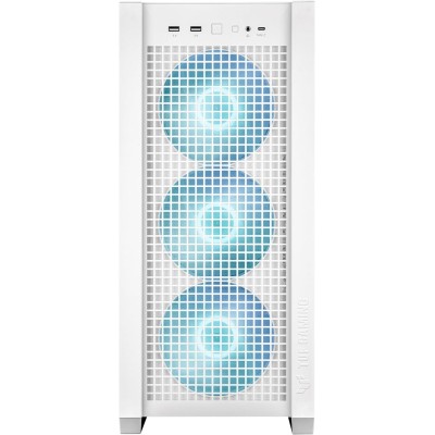 Asus TUF Gaming GT302 ARGB White Mid Tower No-Power Vetro Temperato E-ATX/ATX/mATX/minITX
