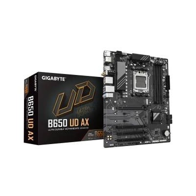 GIGABYTE B650 UD AX Wi-Fi AMD B650 4*DDR5 3*M.2 4*SataIII AM5 HDMI/DisplayPort ATX                                