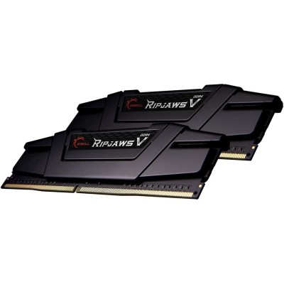 Kit di memoria RAM da 16GB (2x8GB) G.Skill Ripjaws V DDR4 a 3600MHz CL18 nero.