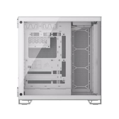 Corsair 6500D Airflow White Middle Tower Vetro Temperato No-Power minITX/mATX/ATX/E-ATX