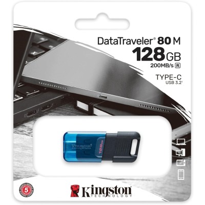 Kingston DataTraveler 80 M Chiavetta 128GB USB-C 3.2 Gen 1