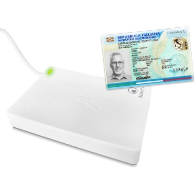 Atlantis Land Lettore CIE 3.0 per Carta d'Identita' Elettronica Italiana
