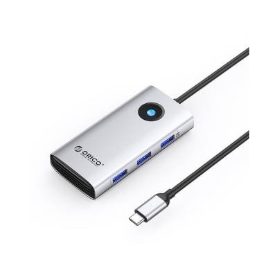 Orico PW11-6PR Docking Station USB-C to USB/USB-C/HDMI/RJ45 Argento
