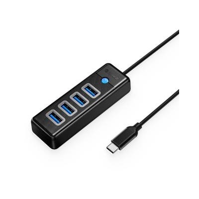 Orico PW4U-C3 HUB USB-C to 4*USB Nero