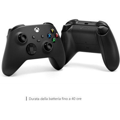 Controller Wireless Microsoft Xbox Carbon Black originale