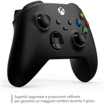 Controller Wireless Microsoft Xbox Carbon Black originale