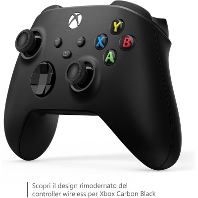 Controller Wireless Microsoft Xbox Carbon Black originale