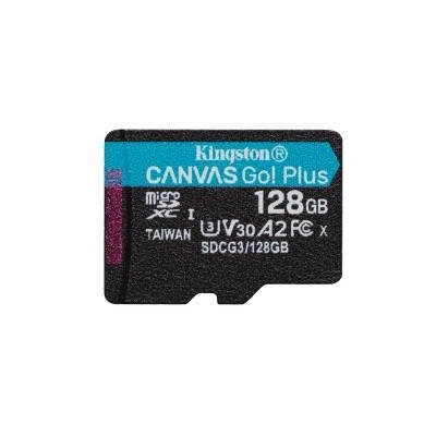 Kingston Scheda microSDXC Canvas Go Plus 170R A2 U3 V30 da 128GB + Adattatore
