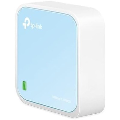 TP-Link TL-WR802N Nano Router Wireless 300Mbps Banda singola Bianco e Azzurro