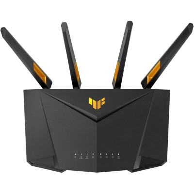 Asus TUF-AX4200 Router Wireless AX 4200Mbps Dual-band Nero e Arancione