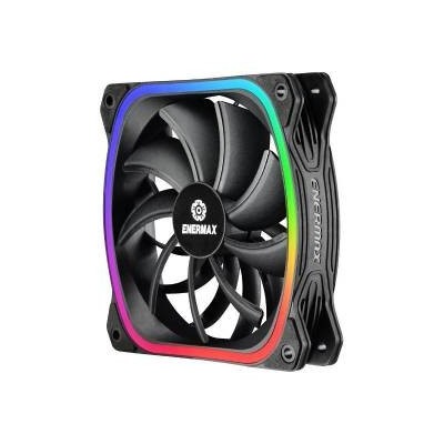 Enermax SquA ARGB Kit 3 Ventole PWM 120 Nero
