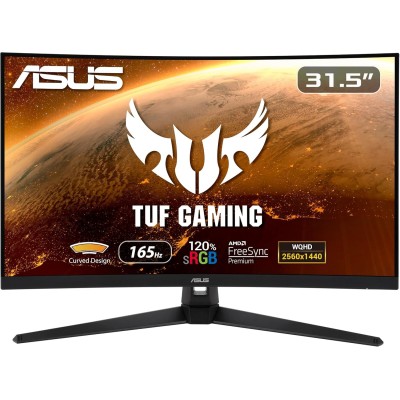Asus TUF Gaming VG32VQ1BR Monitor Curvo 31.5" VA 165Hz QHD 1ms Multimediale 2*HDMI/DisplayPort 