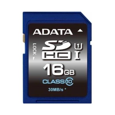 ADATA 16GB SDHC ASDH16GUICL10 Premier 10 30/16 MB/s Classe 10