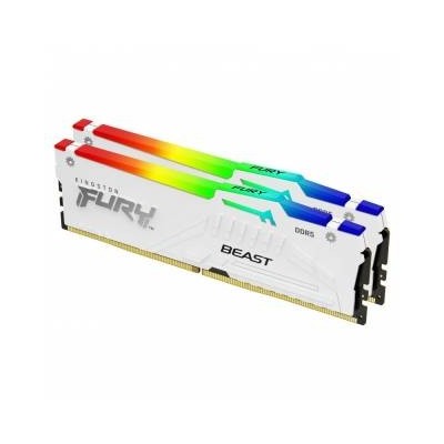 Kingston Fury Beast White RGB 32GB Kit 2x16GB DDR5 6000Mhz CL30