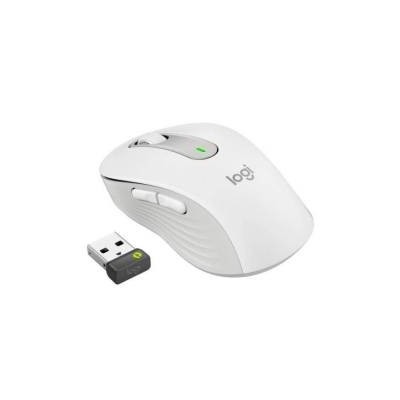 Logitech Signature M650 L for Business Mouse Ottico 4000DPI 5 Tasti Wireless/Bluetooth Off-White
