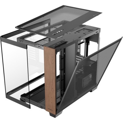 Antec C8 Curve Wood Case Full Tower No-Power E-ATX/ATX/mATX/mini-ITX Nero