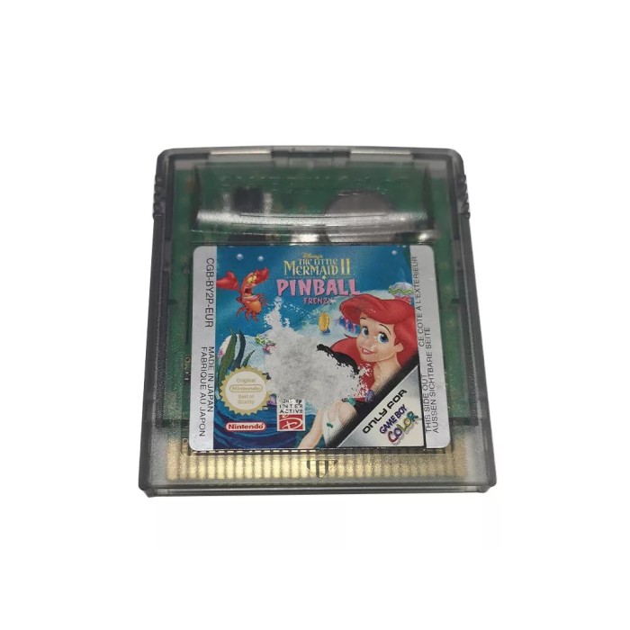 Gioco Nintendo Game Boy Color - LOOSE - The Little Mermaid 2 Pinball Frenzy Gioco Nintendo Game Boy Color - LOOSE - The Little Mermaid 2 Pinball Frenzy