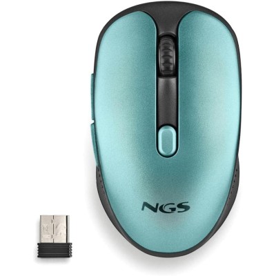 NGS EVO RUST ICE - Mouse Ricaricabile Wireless da 2,4 GHz