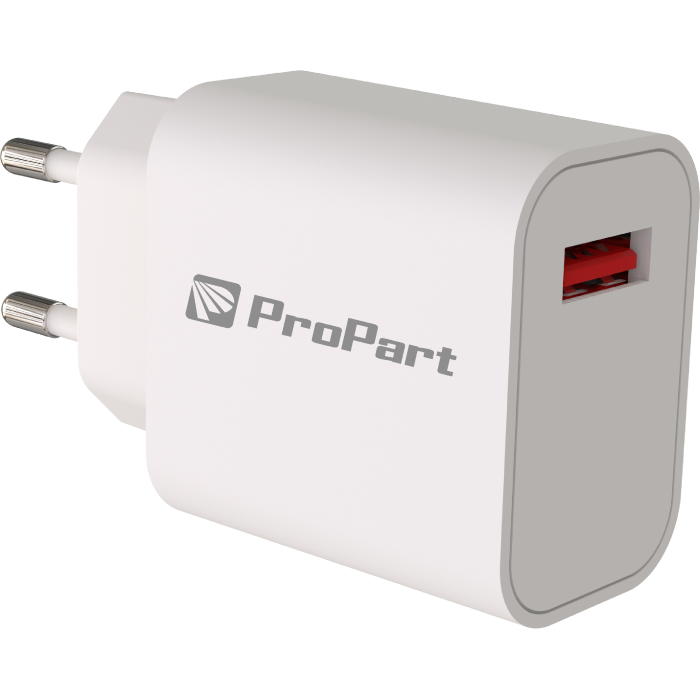 Caricabatteria 18 Watt QC presa USB-A Modello E693-QC18W Caricabatteria 18 Watt QC presa USB-A Modello E693-QC18W