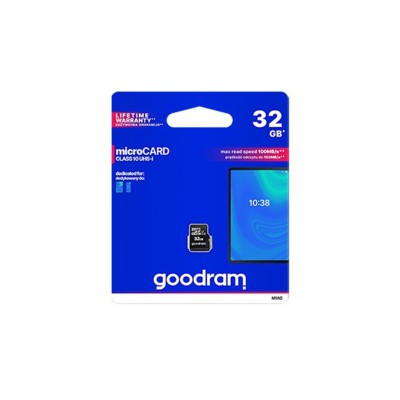 Micro SD card GoodRAM 32GB class 10 UHS I