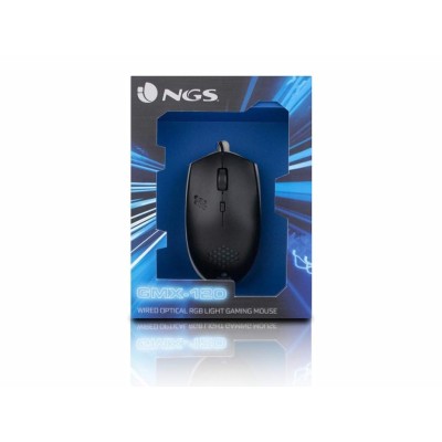 NGS GMX-120 Mouse Gaming con Cavo USB Mouse con Luci LED a 7 Colori
