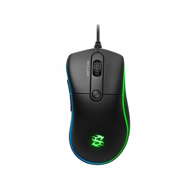 Mouse da gaming ergonomico Sharkoon Skiller SGM2 con illuminazione RGB personalizzabile.