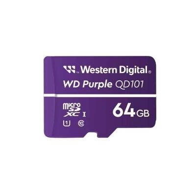 Western Digital Scheda microSDXC WD Purple QD101 da 64GB