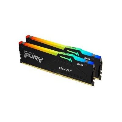 Kingston FURY Beast RGB 32GB Kit 2x16GB DDR5 6000MHz CL30