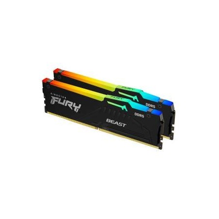 Kingston FURY Beast RGB 32GB Kit 2x16GB DDR5 6000MHz CL30