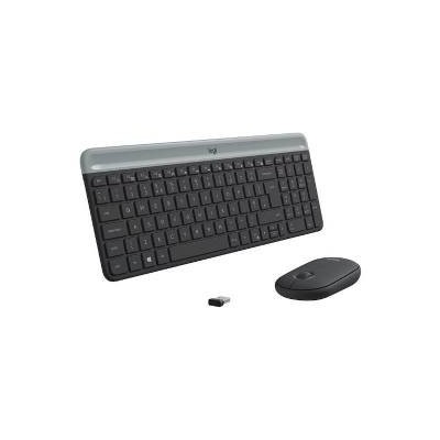 Logitech MK470 Slim Kit Tastiera Mouse  Wireless Layout IT