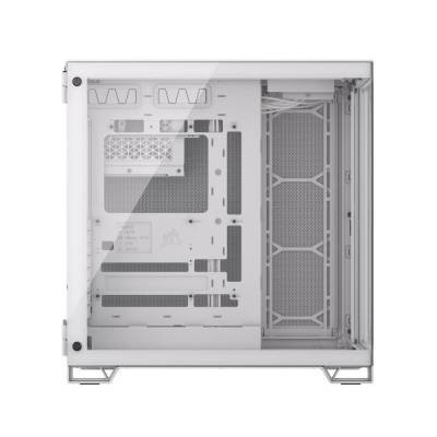Corsair 6500X White Middle Tower Vetro Temperato No-Power minITX/mATX/ATX/E-ATX
