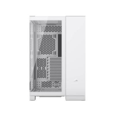 Corsair 6500X White Middle Tower Vetro Temperato No-Power minITX/mATX/ATX/E-ATX