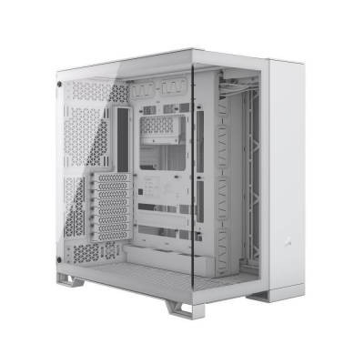 Corsair 6500X White Middle Tower Vetro Temperato No-Power minITX/mATX/ATX/E-ATX