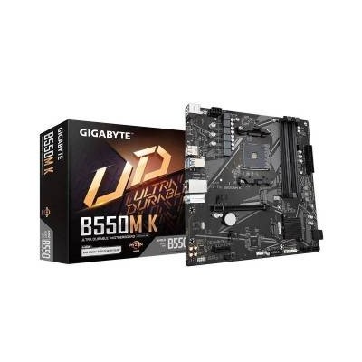 Gigabyte B550M K AMD B550 4*DDR4 2*M.2 4*SataIII skAM4 Displayport/HDMI mATX