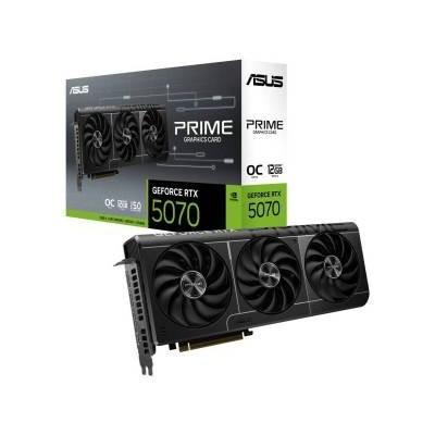 ASUS Prime GeForce RTX 5070 12GB GDDR7 OC Edition DLSS4 1*HDMI/3*DisplayPort PCi Ex 5.0 16x