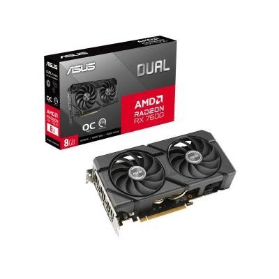 ASUS Dual Radeon RX 7600 EVO OC Edition 8GB GDDR6 HDMI/3*DisplayPort PCi Ex 4.0 16x