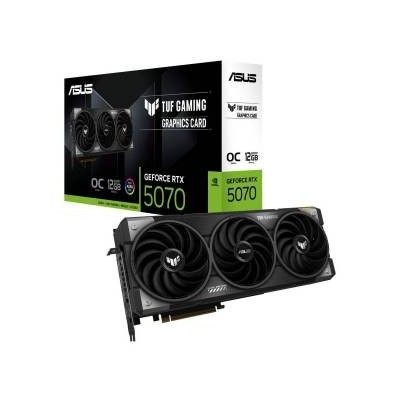 ASUS TUF GeForce RTX 5070 12GB GDDR7 OC Edition DLSS4 2*HDMI/3*DisplayPort PCi Ex 5.0 16x