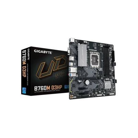 GIGABYTE B760M D3HP Intel B760 4*DDR5 2*M.2 4*SataIII sk1700 HDMI/DisplayPort/VGA mATX