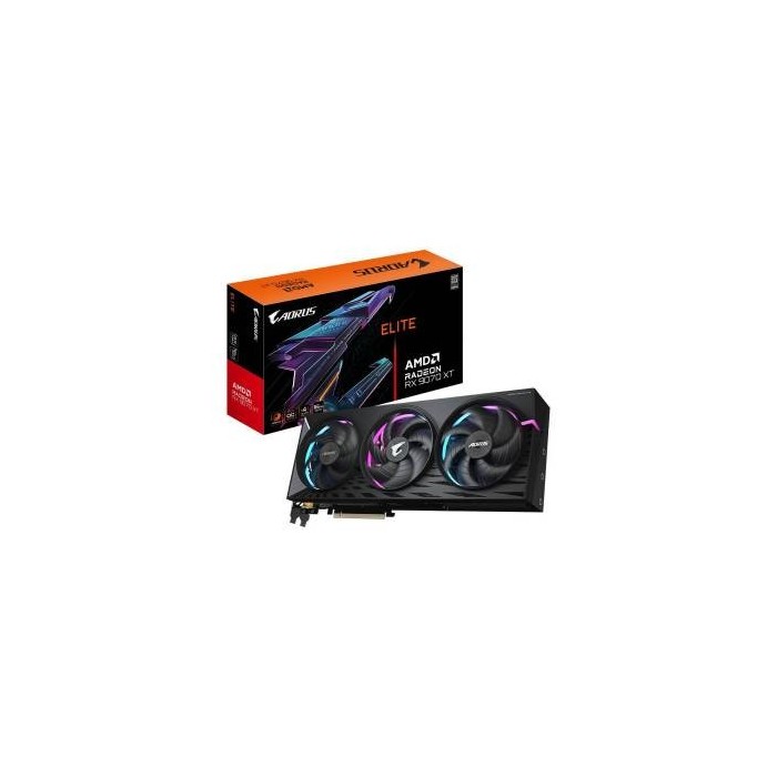 GIGABYTE AORUS Radeon RX 9070 XT ELITE 16GB GDDR6 2*HDMI/2*DisplayPort PCi Ex 5.0 16x
