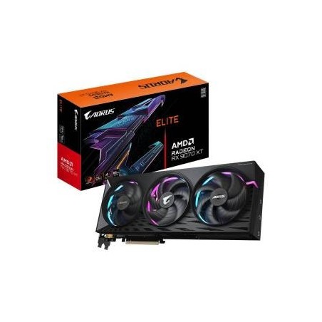 GIGABYTE AORUS Radeon RX 9070 XT ELITE 16GB GDDR6 2*HDMI/2*DisplayPort PCi Ex 5.0 16x