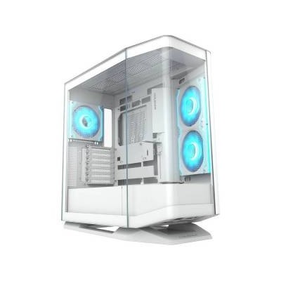 COUGAR FV270 White RGB Case Midi Tower Vetro Temprato No-Power E-ATX/CEB/ATX/mATX/Mini-ITX