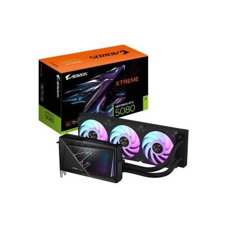 GIGABYTE AORUS GeForce RTX 5080 XTREME WATERFORCE 16GB GDDR7 DLSS4 1*HDMI/3*DisplayPort PCi Ex 5.0 16x
